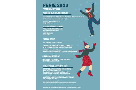 Ferie Zimowe 2023 - Biblioteka Wisła